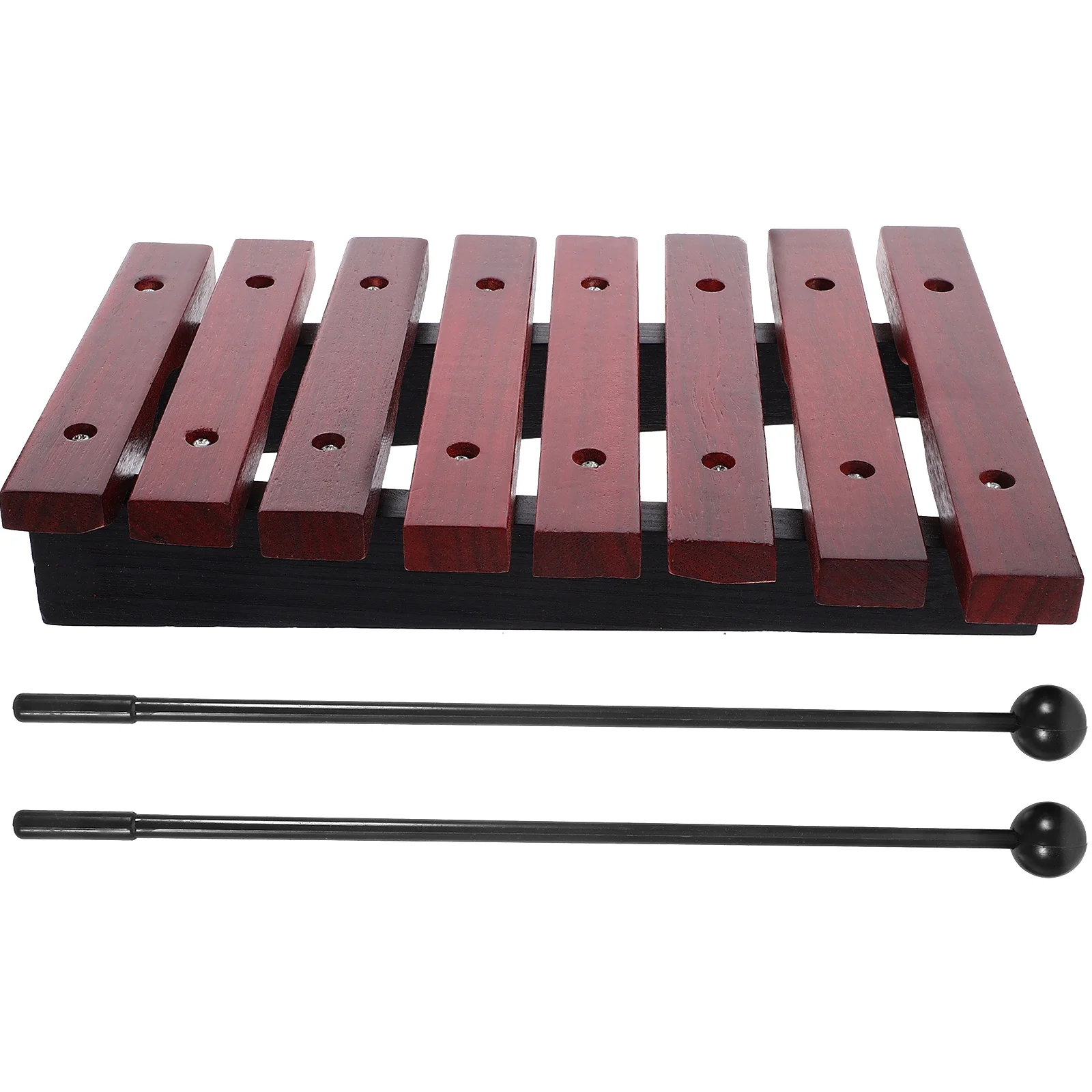 1 مجموعة 1 مجموعة إكسيليفون أداة قرع خشبية للتعليم المبكر الموسيقي هدية قرع مع لوحة 8 ملاحظة #2