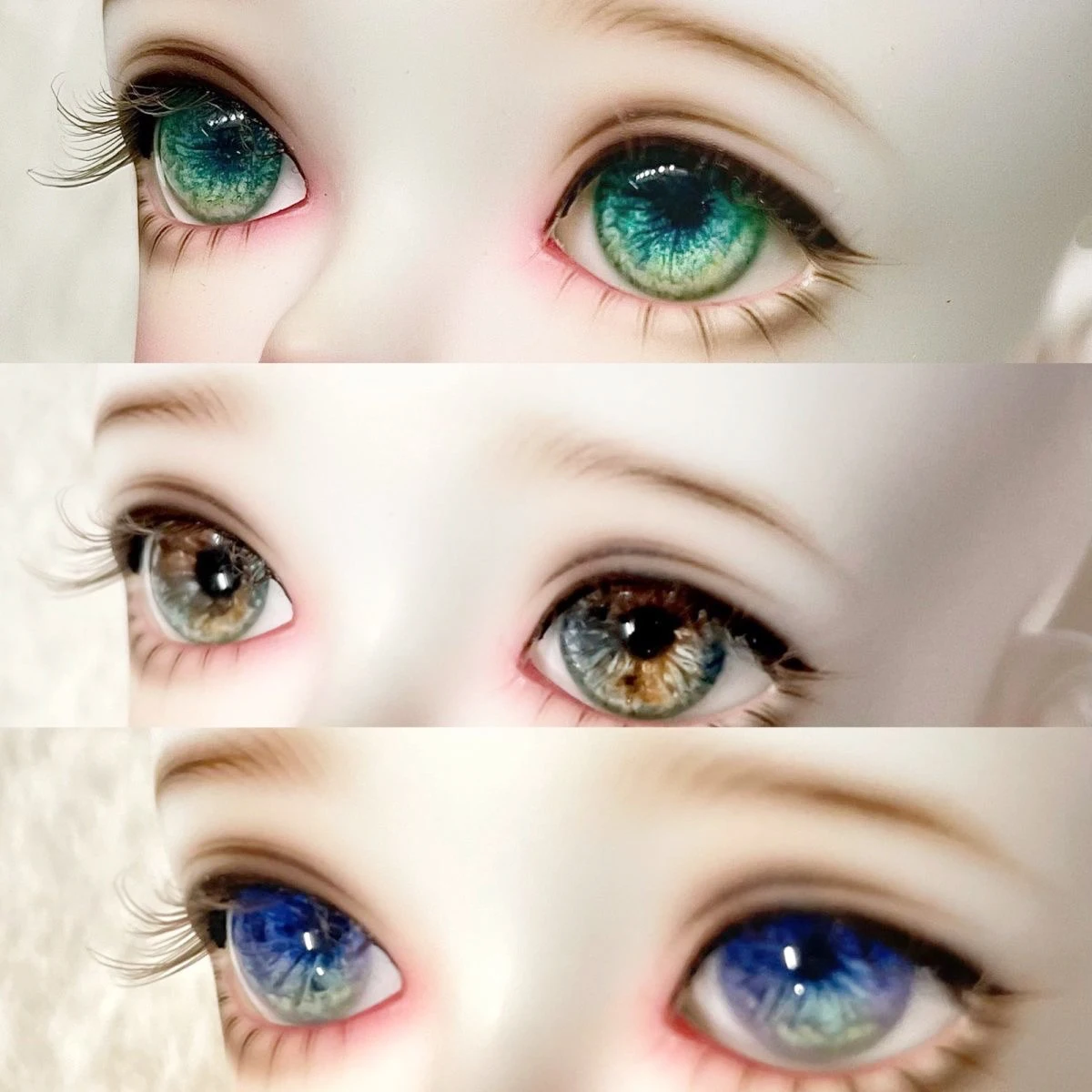 

16mm Eyes For Toys, Original Genuine Underwater World Series Doll Accessories, SD DD Plaster Safety Eyeball 1 Pair