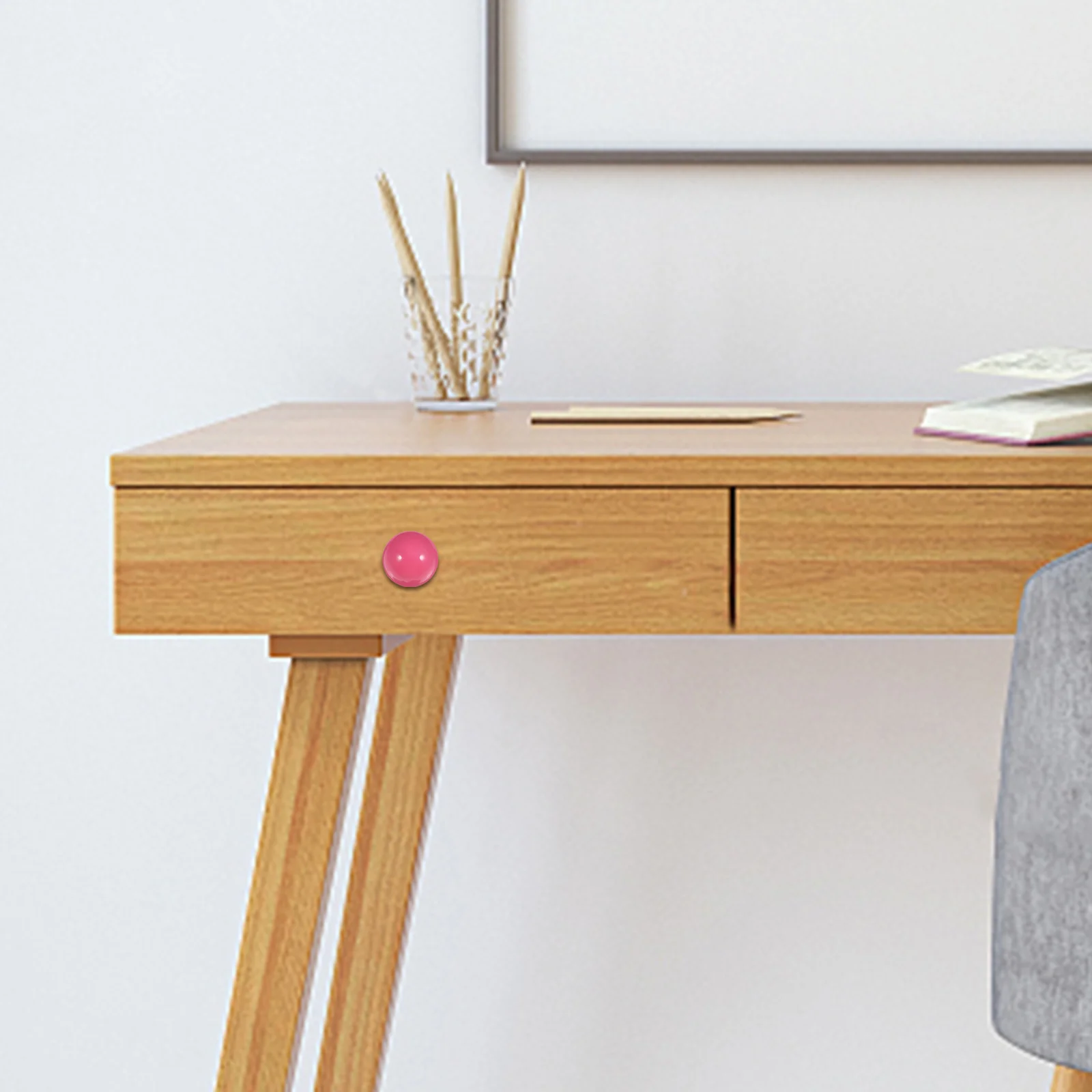 

12Pcs Clown Nose Round Drawer Knobs Decorative Pull Handles for Kitchen Bathroom Closet Cabinet Doors Hardware