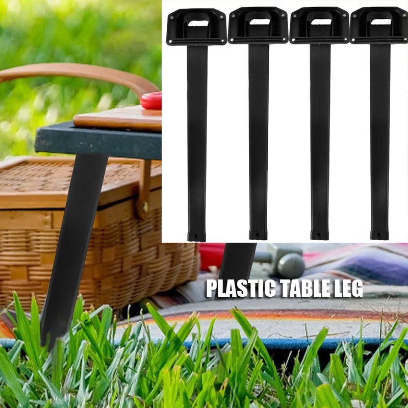 

4 Pcs Table Leg Bracket Desk Legs Fold Collapsible Folding for Extenders Plastic Computer Furniture for Furniture Study Computer