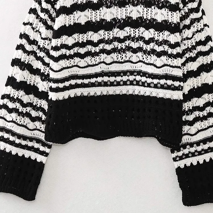 JNLEAOG, осенний новый женский дизайнерский вязаный свитер, цвет Blo Detail Street Sle, длинный свек или длина, круглый пуловер Ne