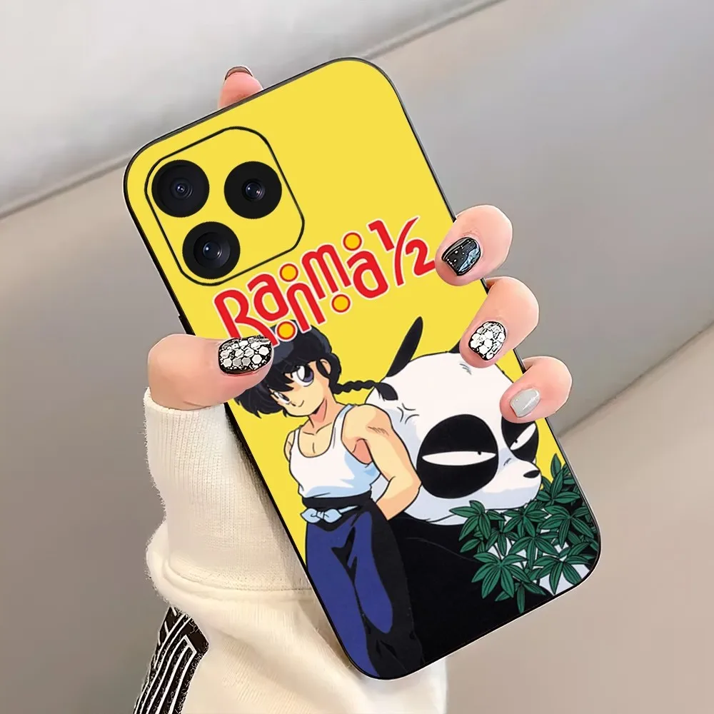 Cartoon Ranma 1 2 Phone Case For iPhone 8 11 12 13 Pro 14 15 Mini X XR XS max Plus Shell