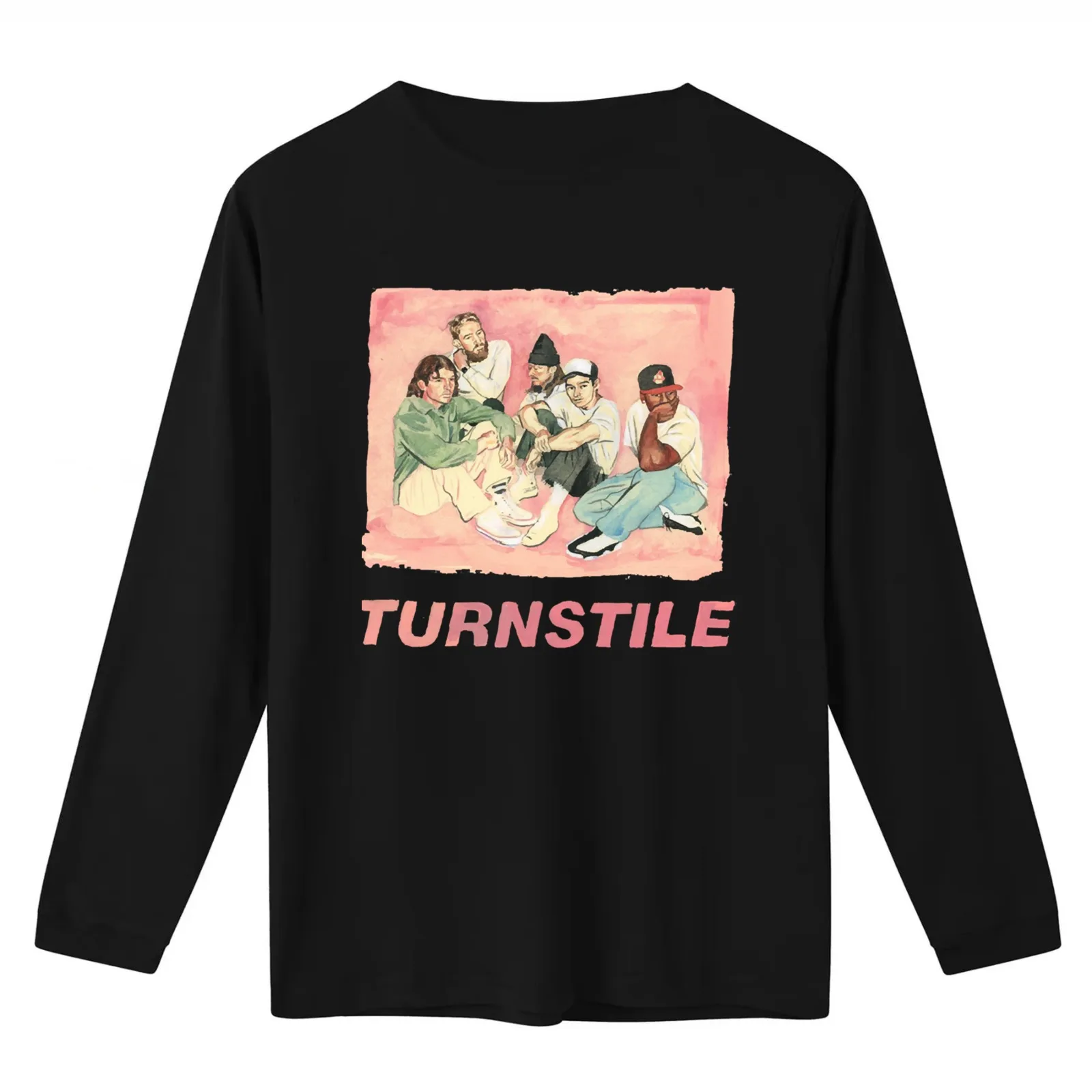 Turnstile Love Connection T-Shirt Summer Casual Cotton Tee Oversized Streetwear Tops Vintage Graphic Print Unisex Men Women