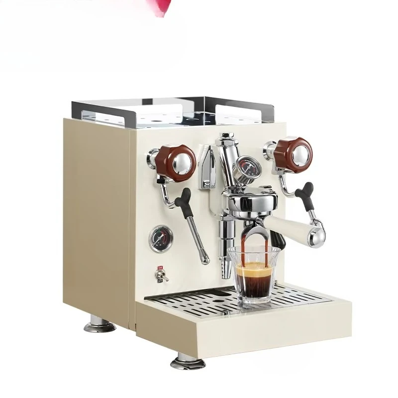 

MC-6 Semi-Automatic Espresso Machine for Business Use Featuring Hot Water and Brew System US Plug Coffee Machine