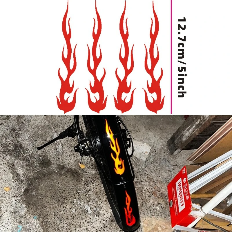 

Мотоциклетные наклейки, персонализированные автомобильные наклейки, пламенные и светоотражающие наклейки, подходят для шлемов, прогулочных велосипедов