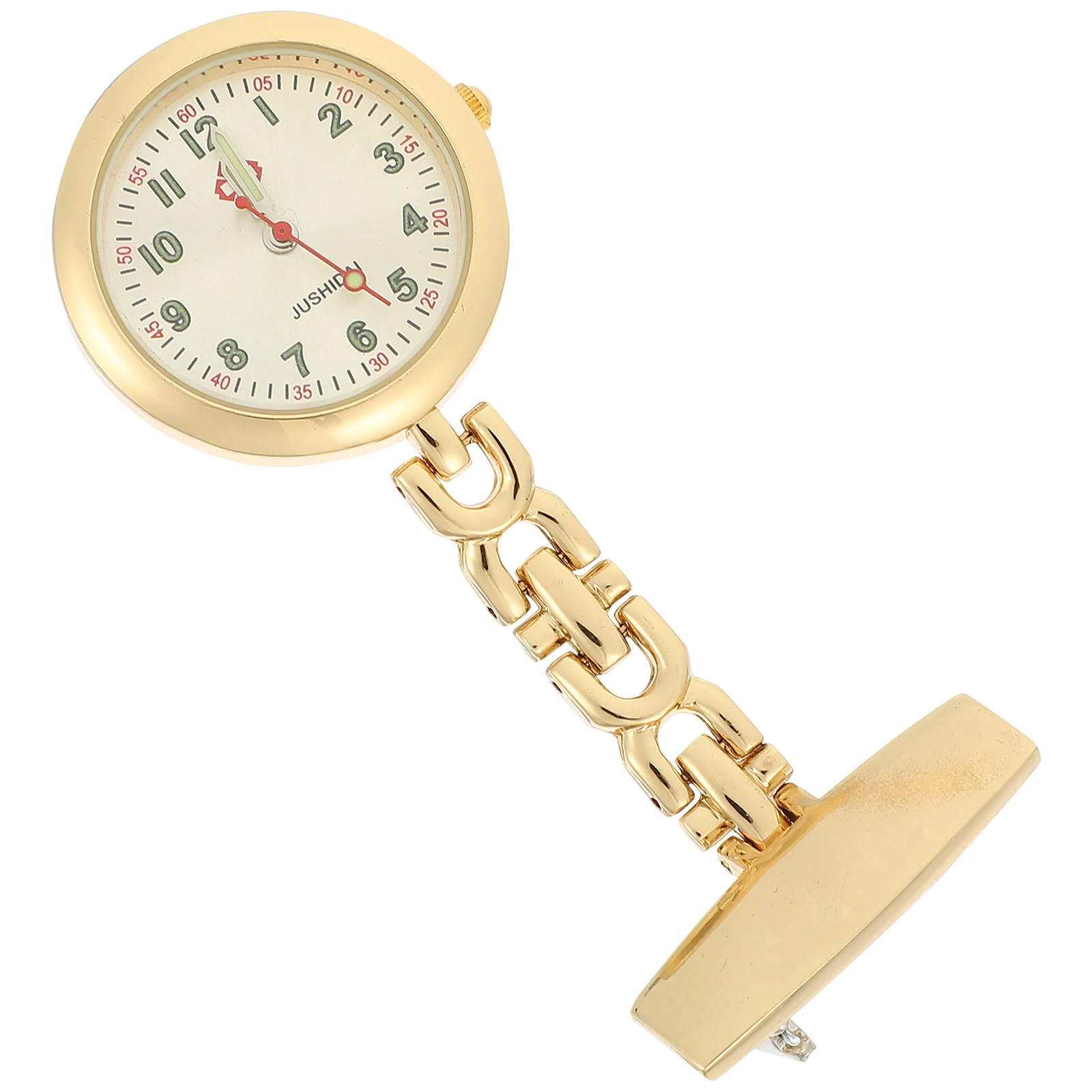 Precision Nurse Pocket Watch Glow In The Dark Exquisite Decorative Pocket Watch Brooch For Nurses Medical Professionals