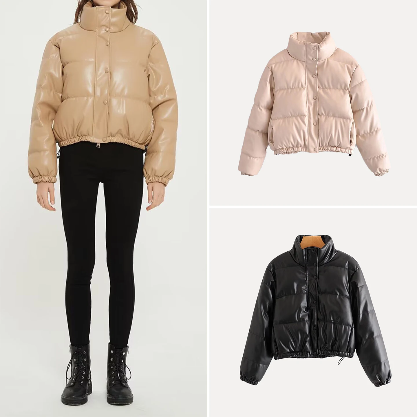 

Faionable ort Leather Jaet. Женская повседневная верхняя одежда. Осень 2023. Подставка подходит для других материалов. Длинная свеч на пуговицах.