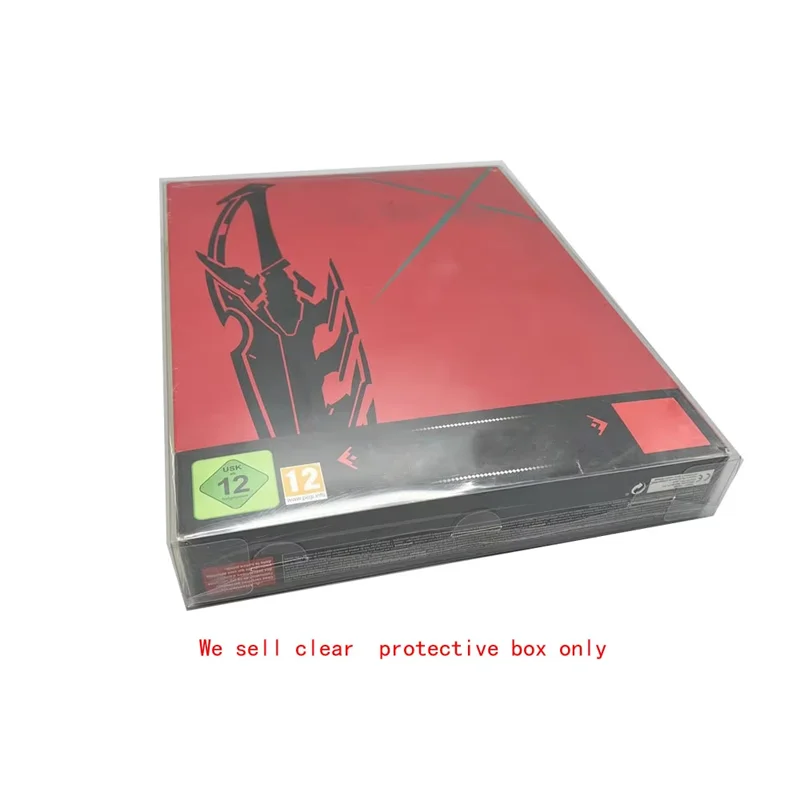 Cubierta transparente de PET para Switch para Xenoblade Chronicles 2, edición de coleccionista, caja de presentación de almacenamiento de juegos versión UE