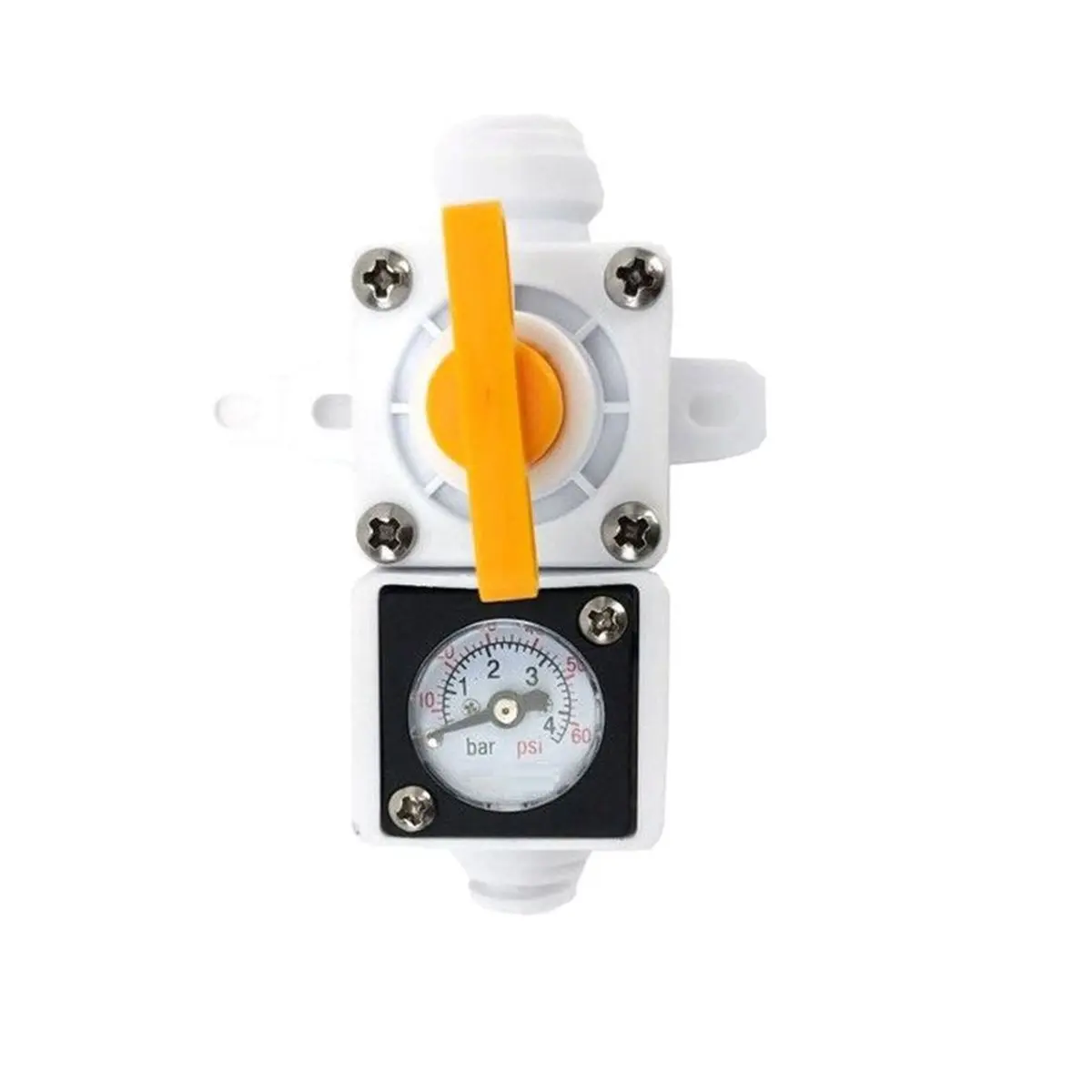 BHBL 8mm Duotight Inline Regulator 60psi Integrated Gauge Beer Accessory Home Brewing