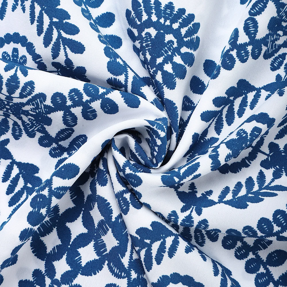 Womens Printed Sleeveless Halter A-Line Midi Dress Summer Ladies Beach Holiday Picnic Chic Vacation Pullover Sundress Size S-2XL