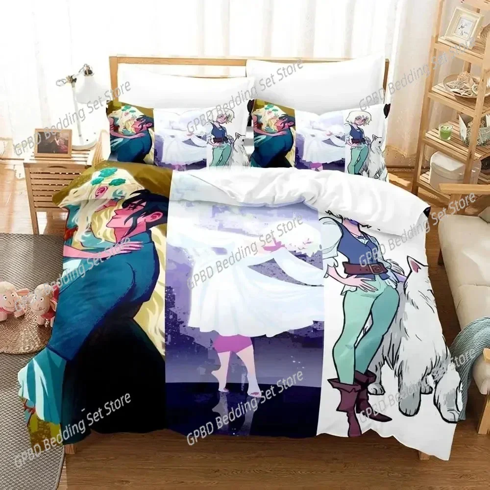 Anime Fena Pirate Princess Comfortable Duvet Quilt Cover Pillowcase Bedding Set Children Bedroom Decoration Home Textile