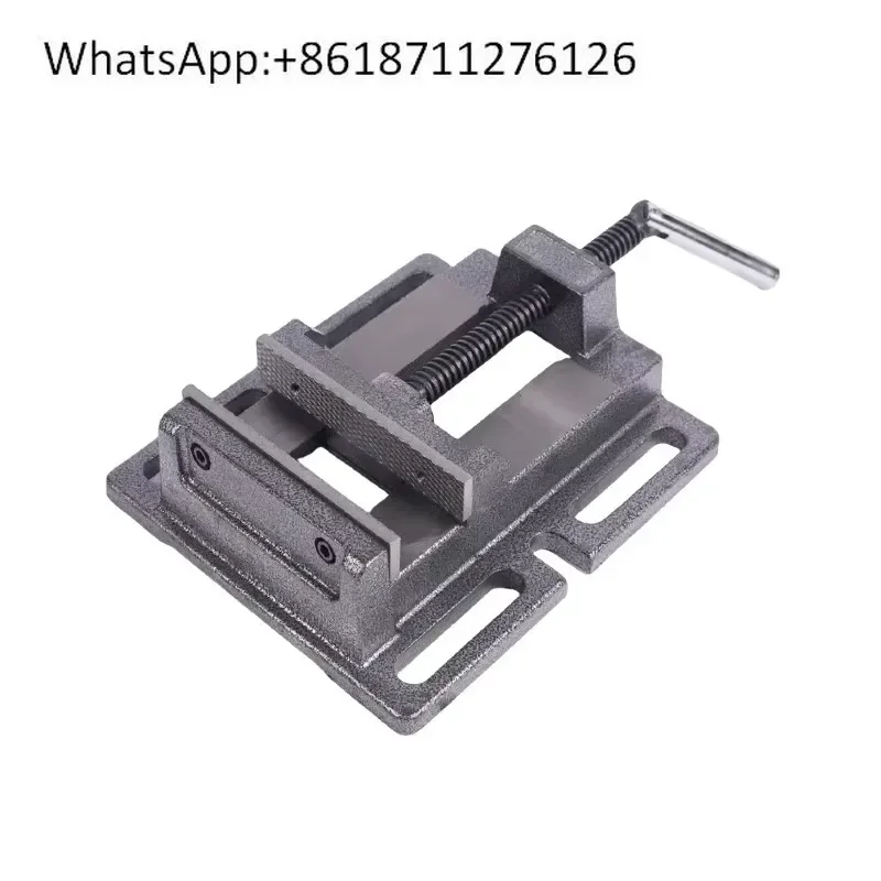 1pcs Heavy Duty Drill Press Vise American Pattern Flat Jaw Pliers Special Woodworking Clamp for Bench Drills 3 to 6 Inch
