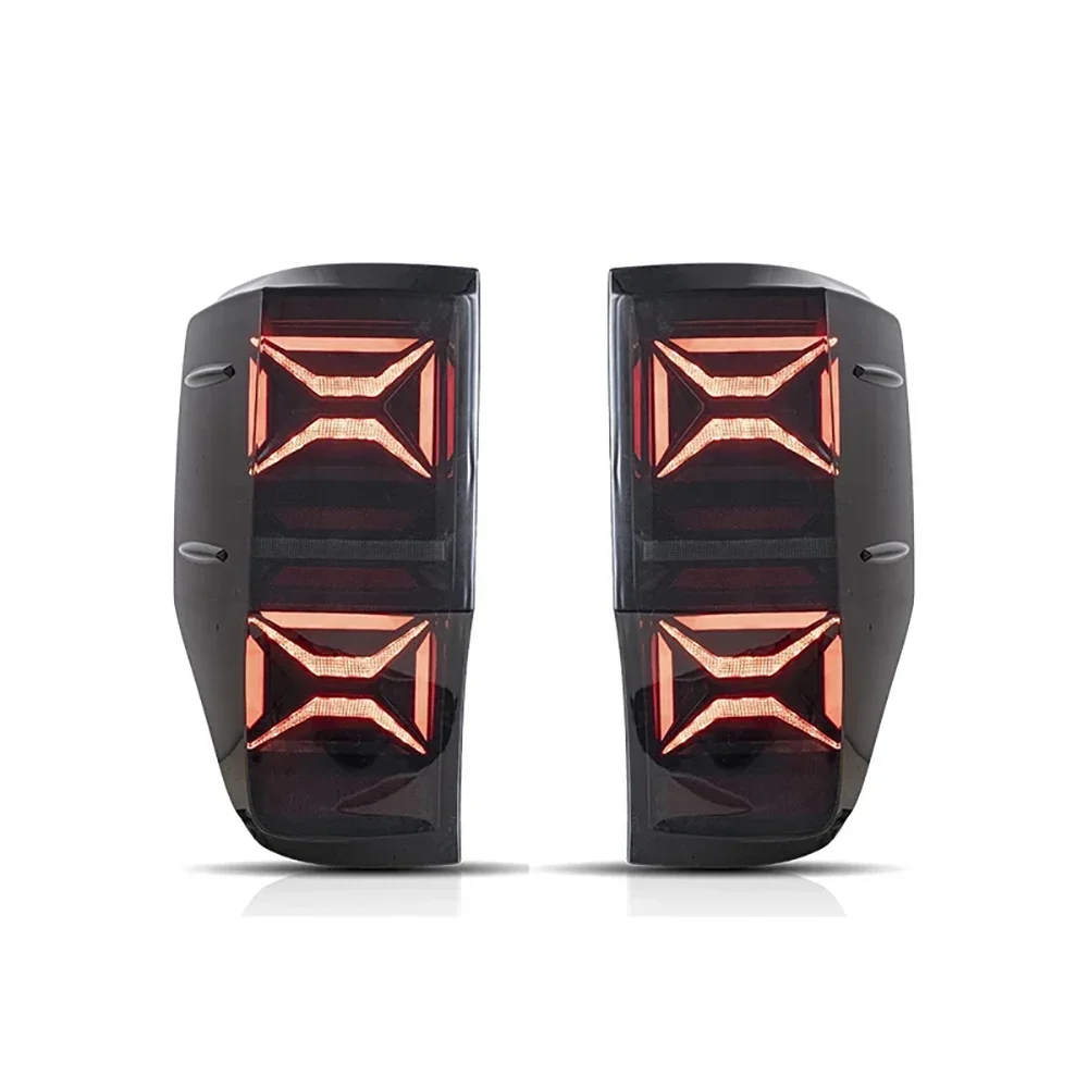 

Pair Of Car Tail Light Assembly For Fords Everest 2012-UP LED Brake Signal light Tuning Parts Car Rear Lamp System