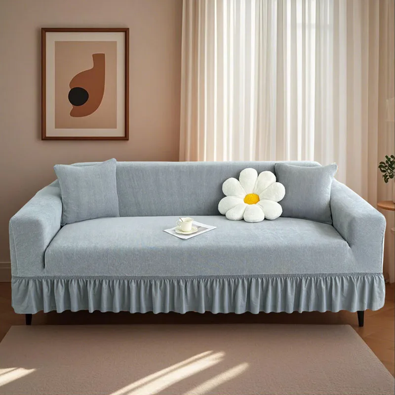 Jacquard Sofa Cover For Living Room Elastic Thick Jacquard Sofa Cover For  Sofa Covers 1/2/3/4 Seater
