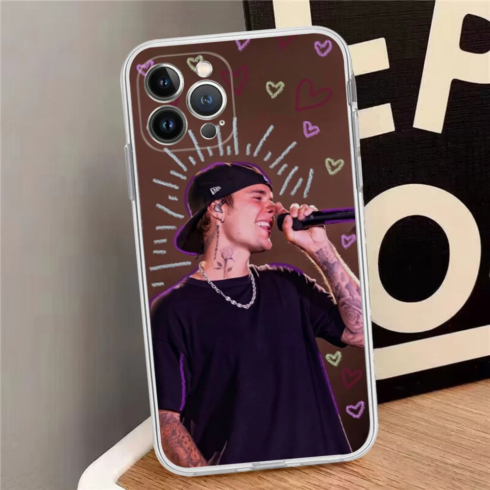 Fashion J-Justin B-Bieber Phone Case Silicone Soft For Iphone 15 14 13 12 11 Pro Mini XS MAX 8 7 6 Plus X XS XR Cover