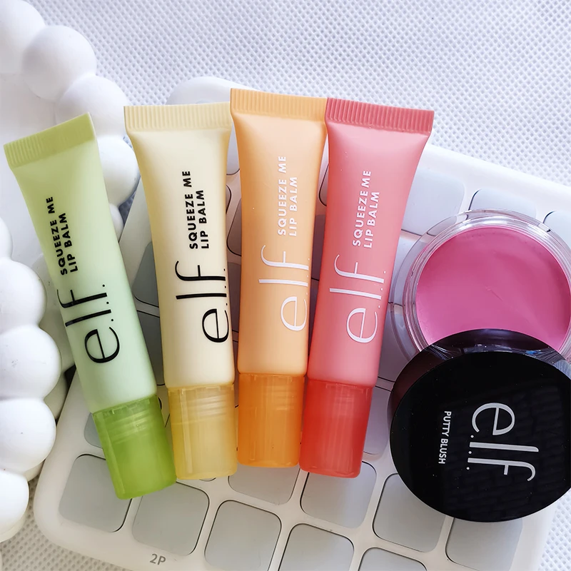 Elf Portable Fruit Flavor Multicolored Lip Balm Lightweight Hydrating Nourishing Repairing Improve Lip Lines ﻿Tinted Cosmetic