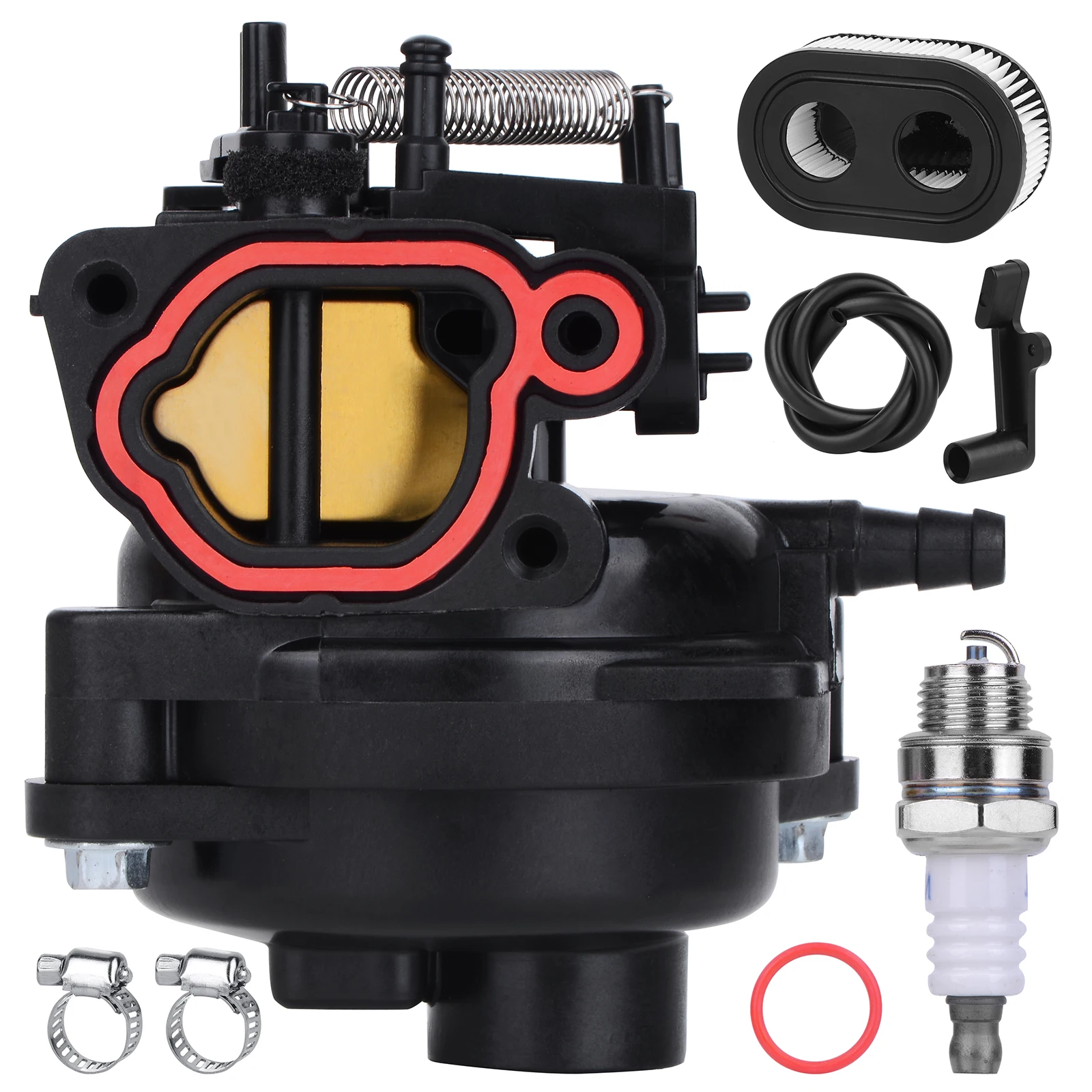 Jtron 799584 Carburetor Compatible with BS Lawnmower Lawn Mower Vertical Engine 550EX 675EX 140cc 09P702 Troy Bilt TB110 TB200