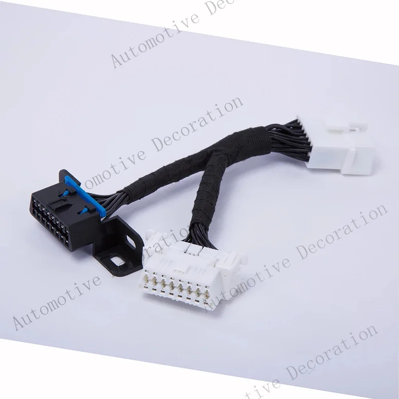 Z+ car OBD2 One to Two Extension Line Car ECU Connection Conversion Plug16Pin OBDII