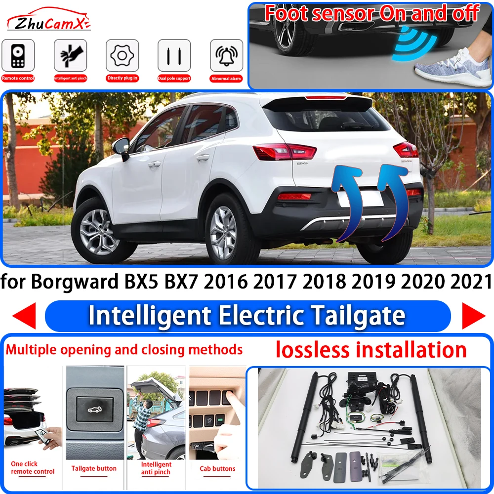 

ZhuCamX for Borgward BX5 BX7 2016 2017 2018 2019 2020 2021 Power Liftgate Trunk Electric Suction Tailgate Tail Gate Lift Strut
