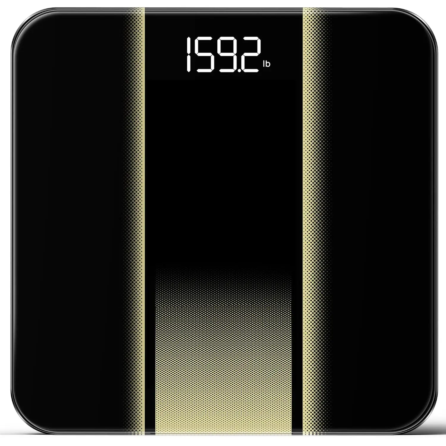 

High Precision Digital Bathroom Scale, 400lb Capacity, Clear LED Display, Tempered Glass