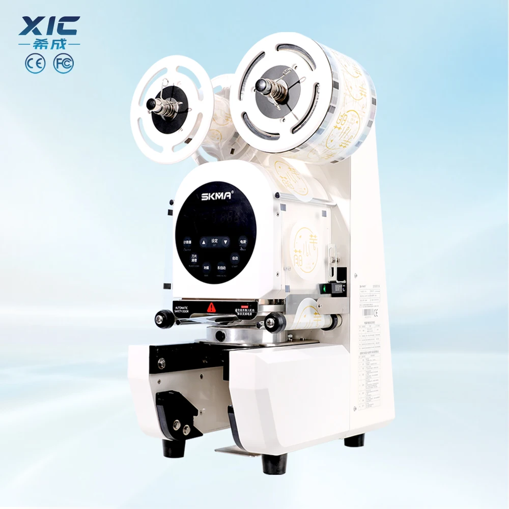 

2025Auto Plastic Paper Cup Sealing Machine Yogurt Juice Coffee Bubble Tea Cup Sealer Machine Cup Filling and Sealing Machine