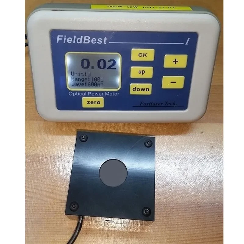 FieldBest 10 mW-50 W Optical Power Meter Thermo-electric Laser Power Meter with 10 mW Resolution