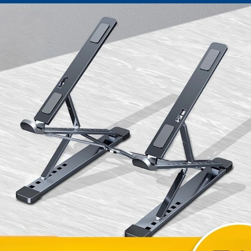 N8 Aluminum Alloy Laptop Stand  Tablet Double-layer Stand  Folding Height  Heat Dissipation Portable Base Stand