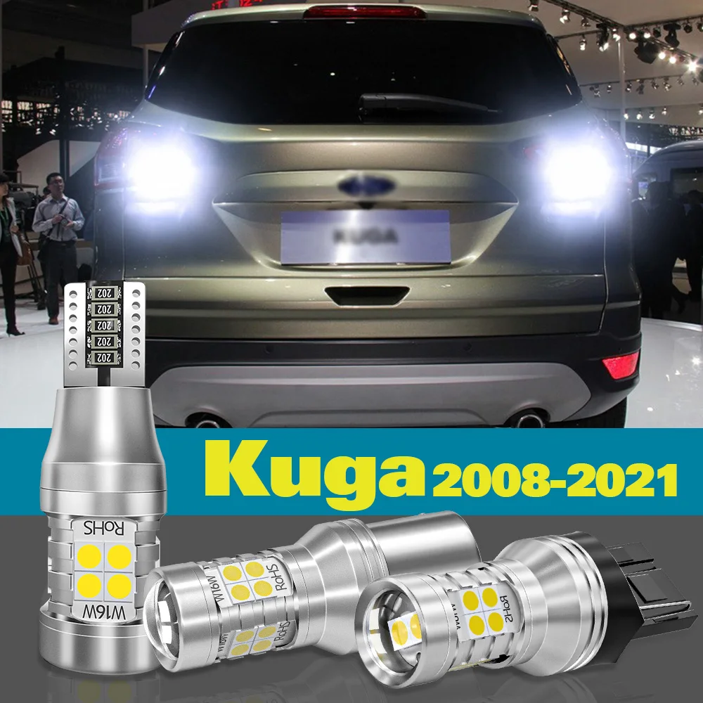 

Reverse Light For Ford Kuga 1 2 3 Accessories 2008-2021 2013 2014 2015 2016 2017 2018 2019 2020 2pcs LED Backup Back up Lamp