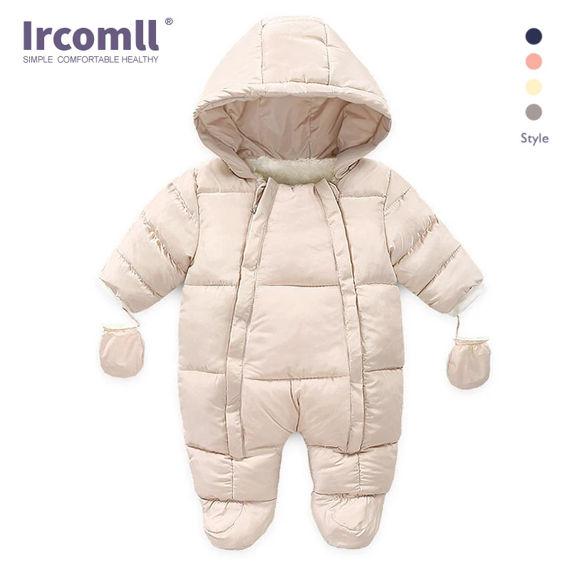 

Ircomll Newborn Baby Boy Girl Winter Rompers Toddler Infant Long Sleeve Jumpsuit Cotton Baby Costume Crawling Kids Clothes Cost