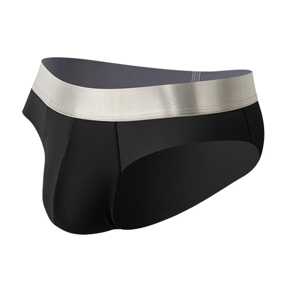 

For Summer Comfort M-2XL Men Ice Silk Briefs Breathable Ice Silk Underwear Breathable Sleepwear Ice Silk Fabric