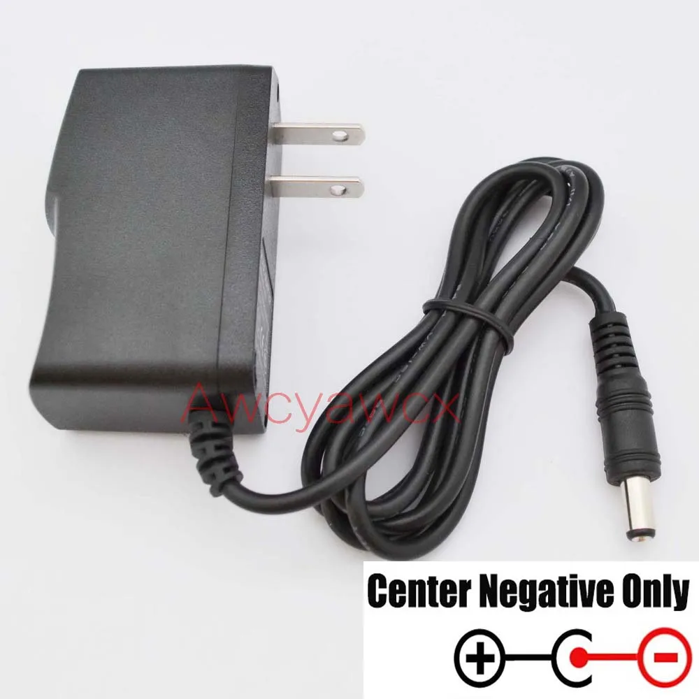 1PCS High quality AC/DC 9V 1A Switching Power Supply For guitar foot pedal Effect adapter Reverse Polarity Negative Inside