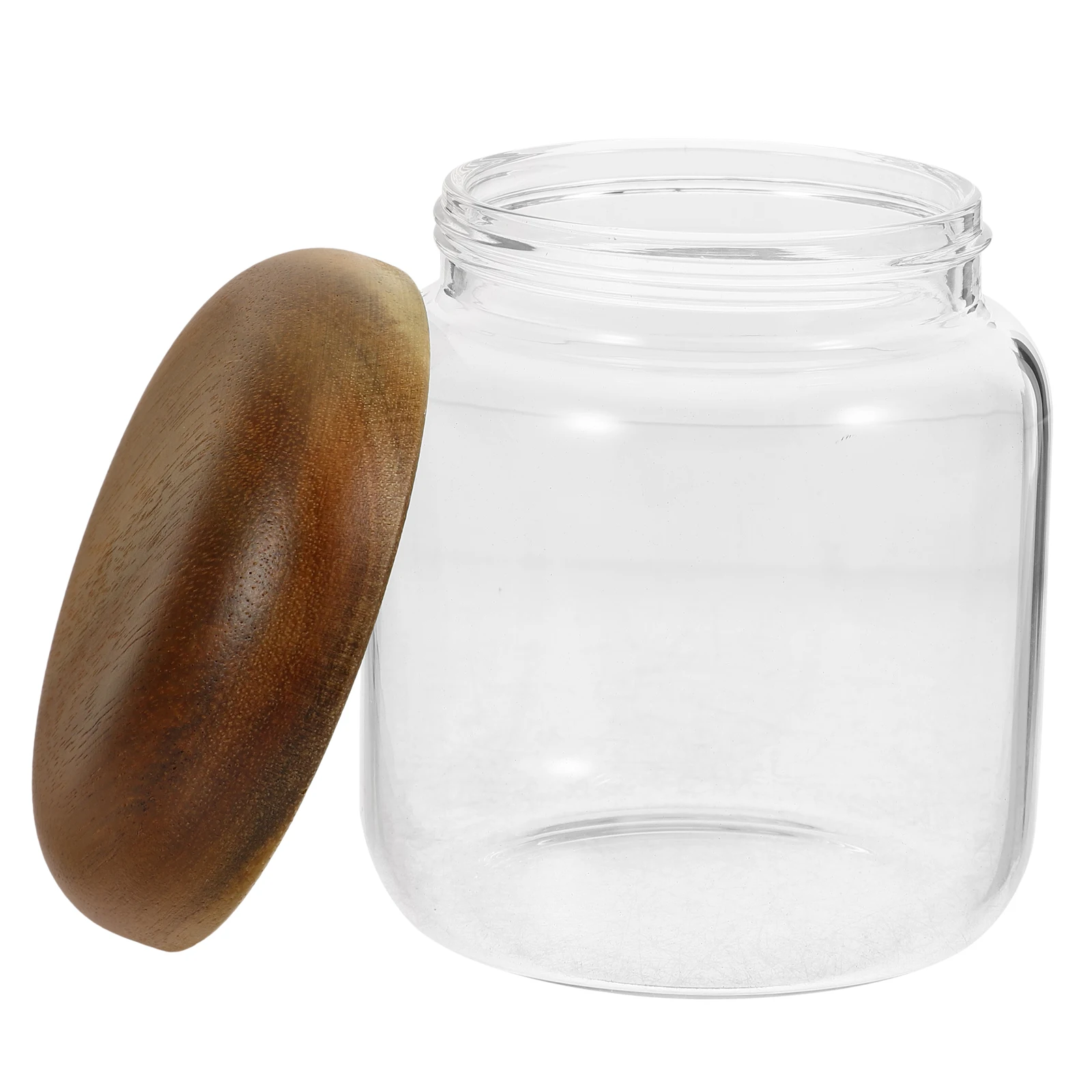 

380ml Glass Storage Jars Honey Containers Airtight Sealed Transparent Material Food Grade Pot Small Size Kitchen Syrup Dispenser