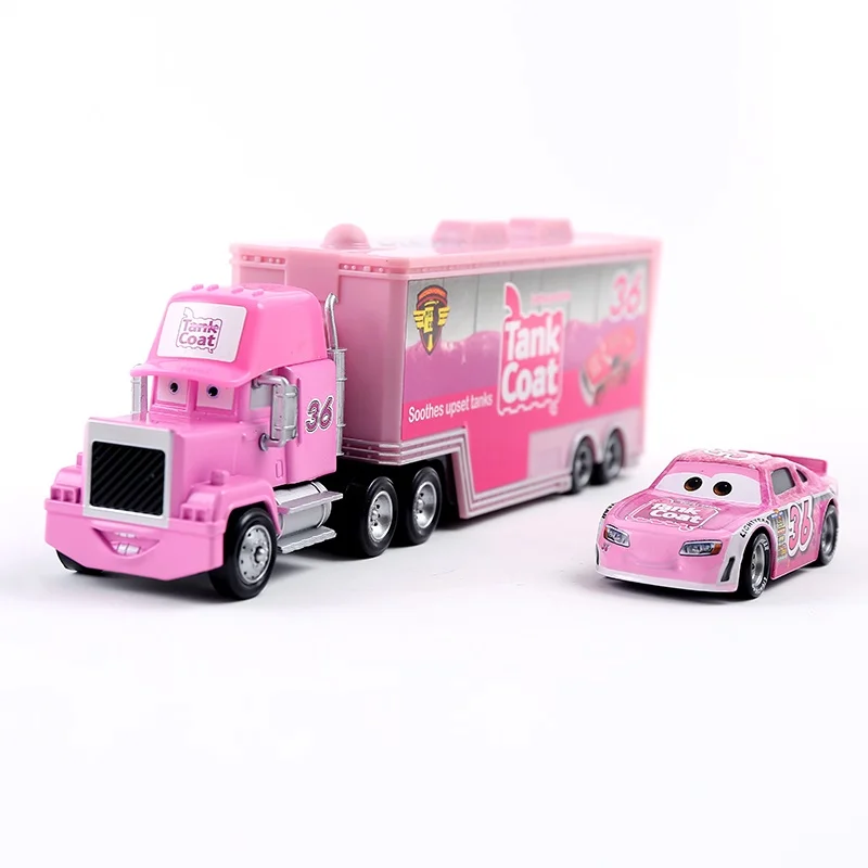 Disney Pixar Auto 2 3 Metalen spuitgieten autospeelgoed #   95 McQueen Truck King Jackson Storm Sally Kerstverjaardagscadeau voor kinderen