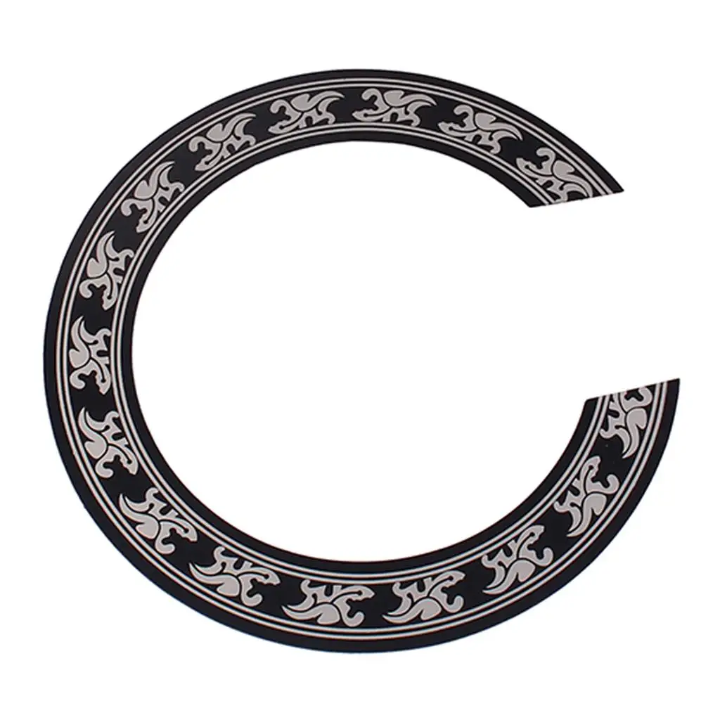 Acoustic Classical Guitar Rosette Decoration Hard PVC Inlay Sound Hole Part