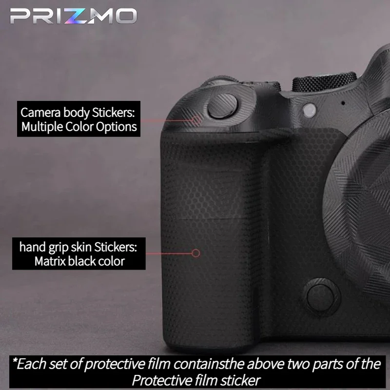 For Canon EOS R6 Mark II Camera Skin Sticker Vinyl Protective Wrap Anti-Scratch Premium Personalized Decal R62 Color blocking