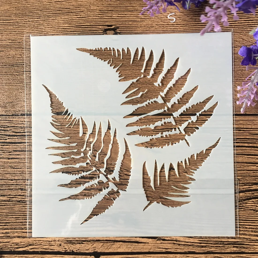 8 Pçs/set 13 centímetros de Estratificação Da Folha Da Árvore de Ginkgo Bud DIY Template Stencils Pintura Coloração Embossing Recados Álbum de fotos