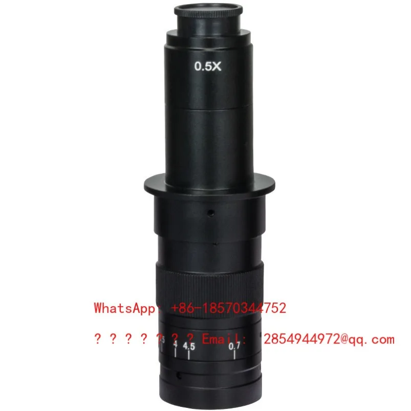 Single Tube Electron Microscope High Power Optical Continuous Zoom Lens Coaxial Light 0.7-4 Focusing Lens