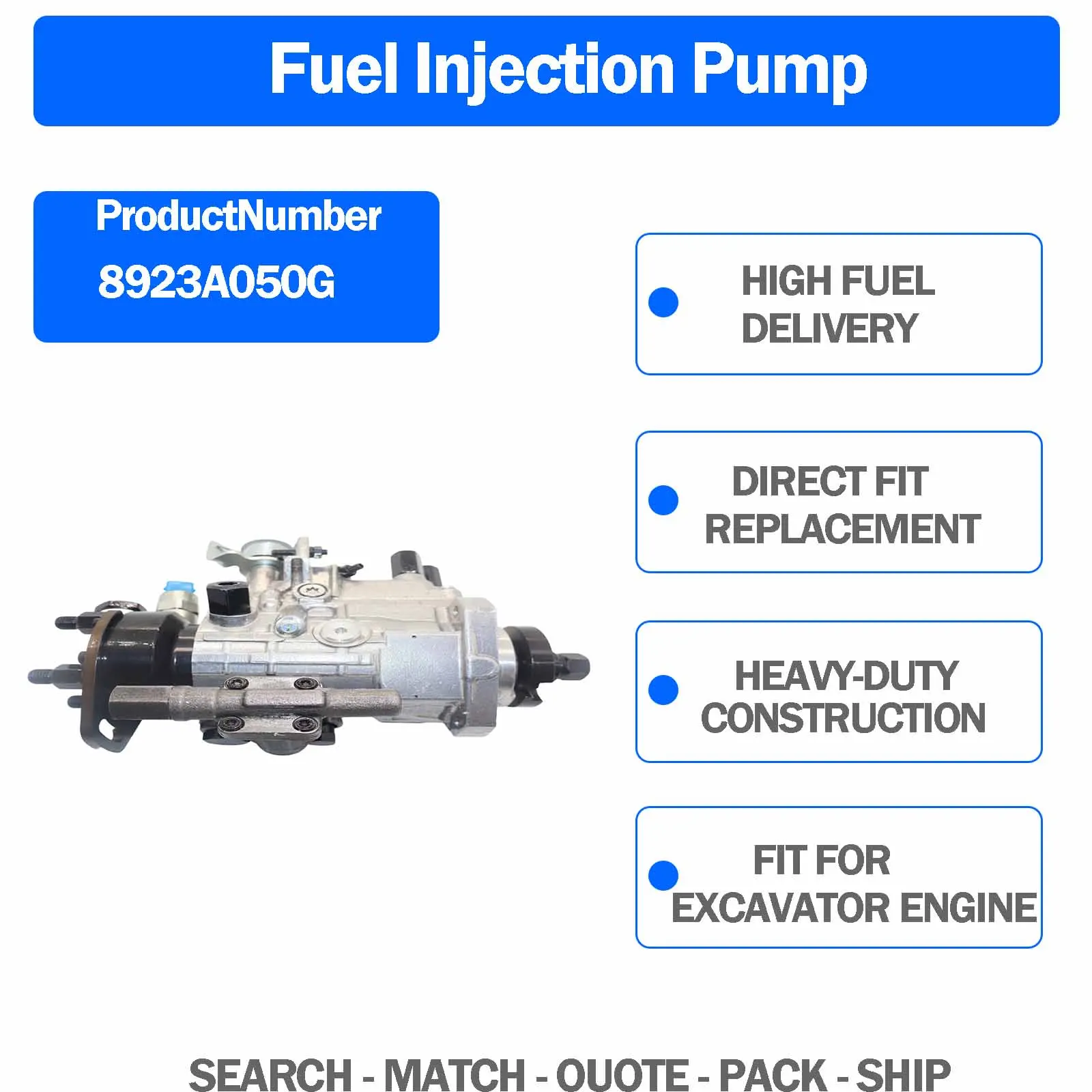 Fuel Injection Pump 8923A050G For Delphi DP200 DP210