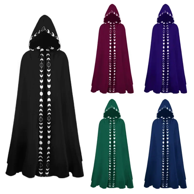 

Hooded cape Plus-size Medieval Renaissance cape for Halloween cosplay Medieval cape Men Women halloween cosplay costumes cloak