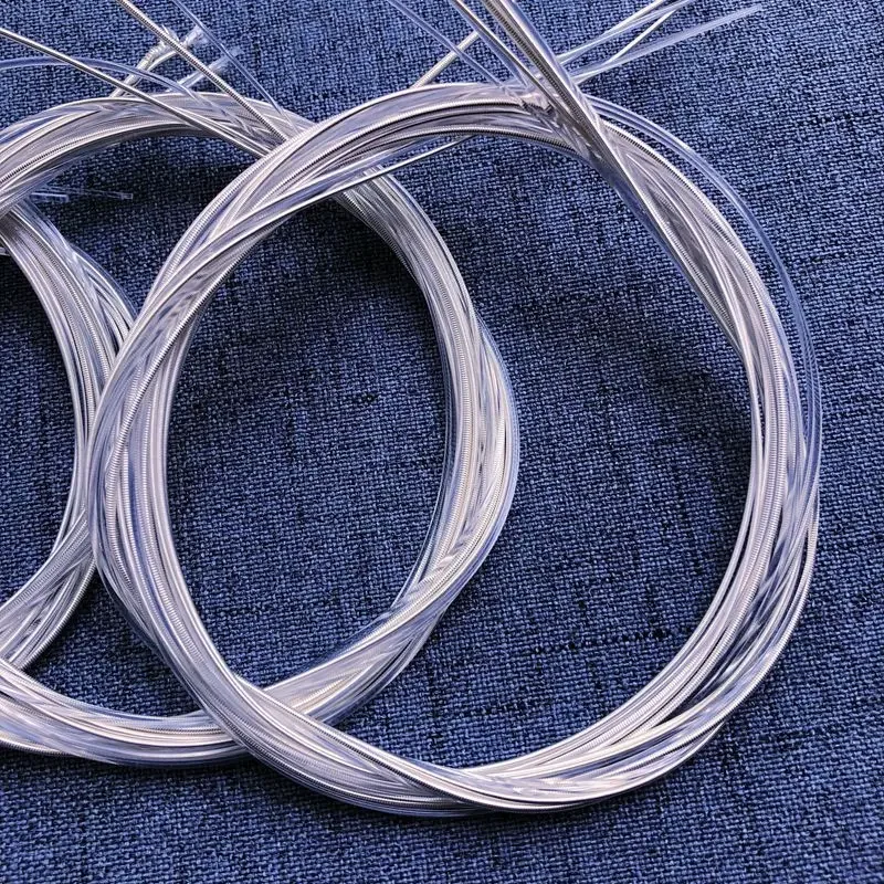 Wholesale 6pcs Guitar Strings Nylon Silver Strings Set for Classical Classic Guitar 1M 1-6 E B G D A E # Factory Direct Sales