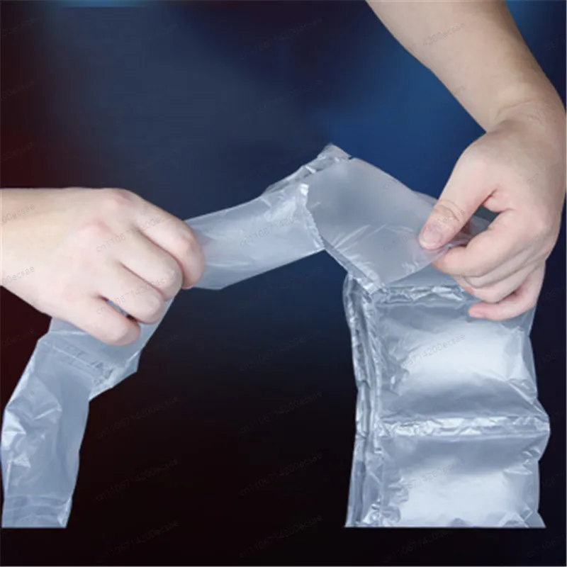Inflatable Air Cushion Film 500M Length Shockproof Packing Airbag Roll, Sizes 20×10cm 20×15cm 20×20cm Fit Air Cushion Machine