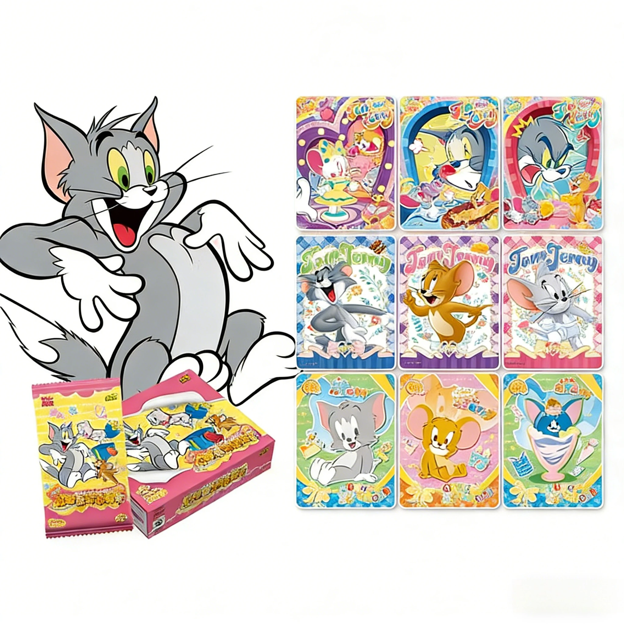 

Официальные коллекционные карточки KAYOU «Том и Джерри: Забавные соперники» — аниме-карточная игра с бустер-паком второго выпуска для детей в подарок