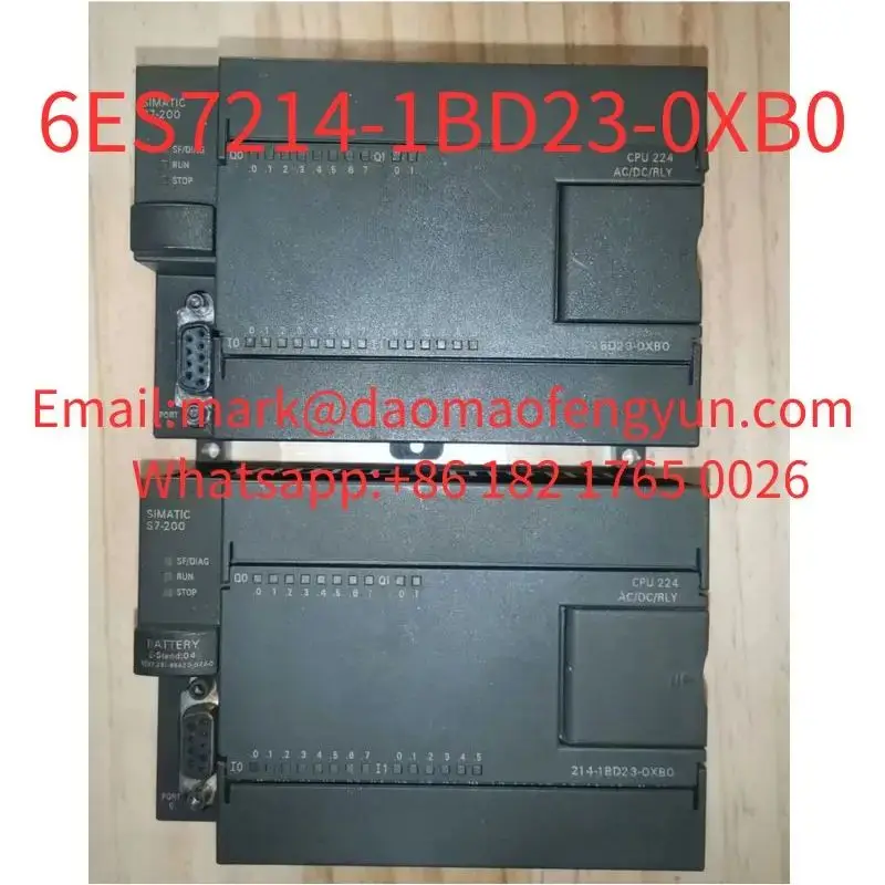 

6ES7214-1BD23-0XB0 Used Module Tested OK In Good Condition SIMATIC S7-200, CPU 224 Compact unit