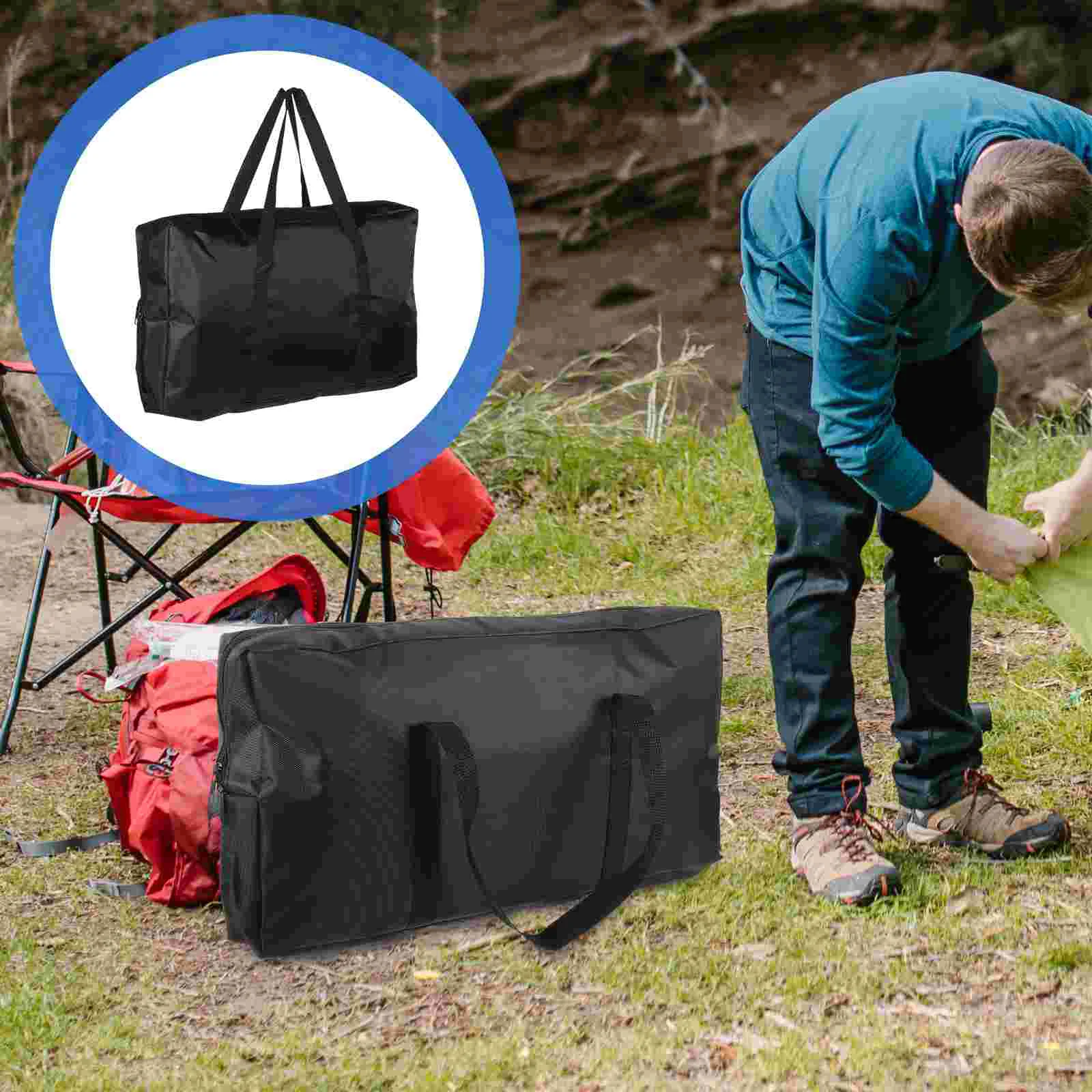 

Grill Carrying Bag Fine Workmanship Bbq Organizer Storage Pouch Barbecue Tool Accessories Polyester