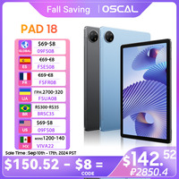 [World Premiere] Oscal Pad 18 Tablet 24GB (12+12) 256GB 11inch FHD+ Display Octa Core 8800mAh Battery 13MP Android 13 Tablets PC