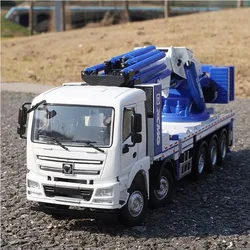 Diecast 1:35 Scale XCMG SQZ4500 Folding Arm Heavy Crane Mechanical Alloy Car Model Collection Souvenir Display Ornaments Gift