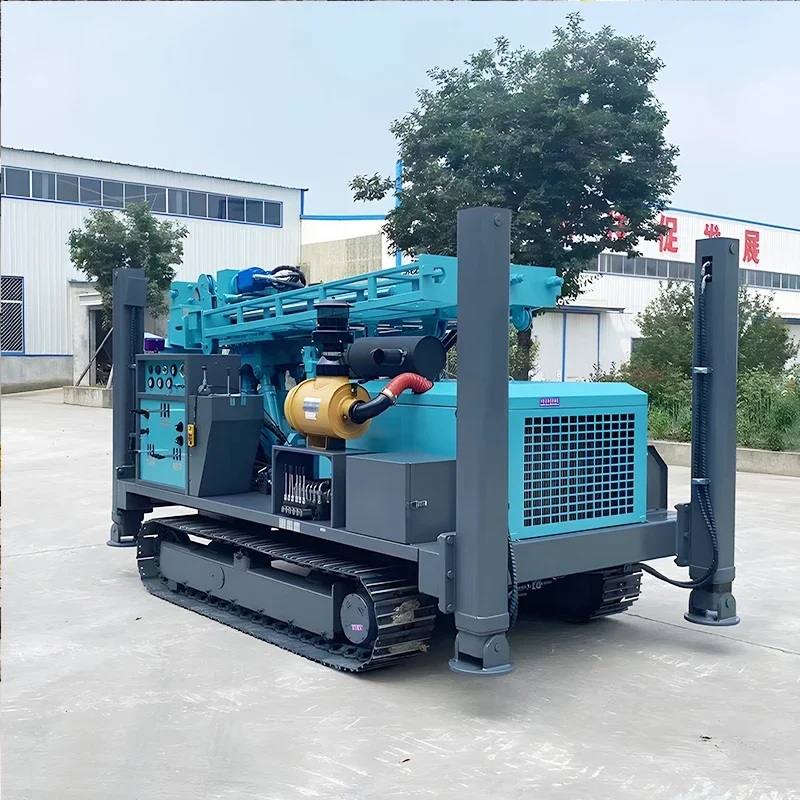 Hw-400xl Fully Hydraulic Core Exploration Rig For Gold Mine Diamond Sampling Core Drilling Rig