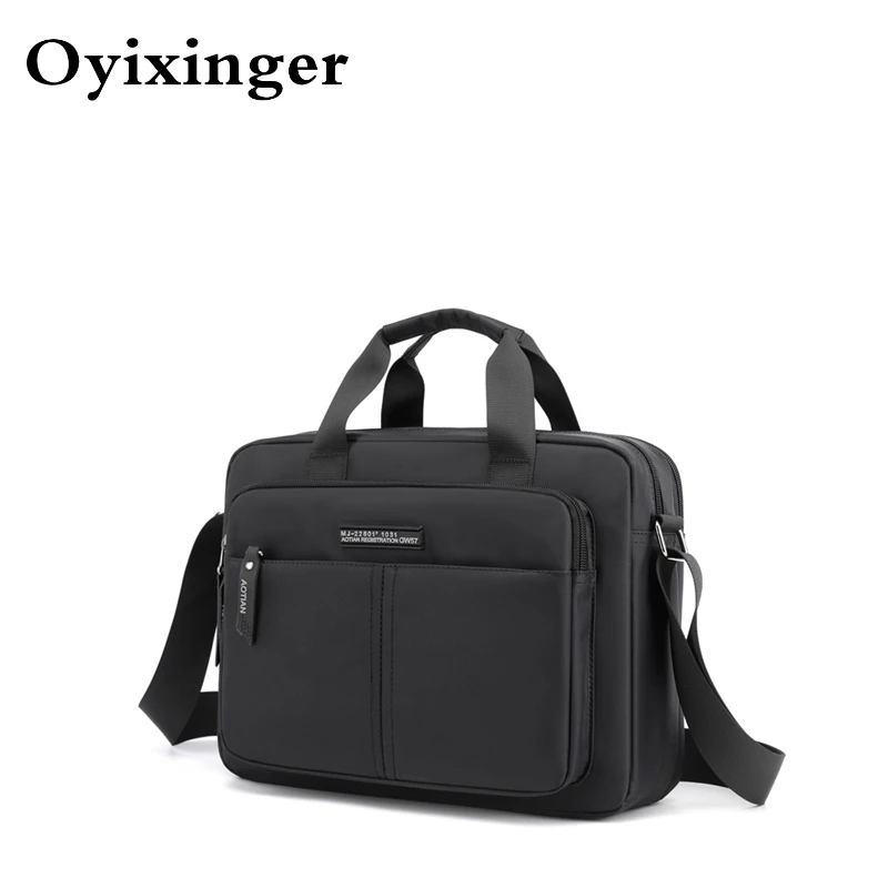 OYIXINGER Men One Shoulder Briefcase Bags For 12\