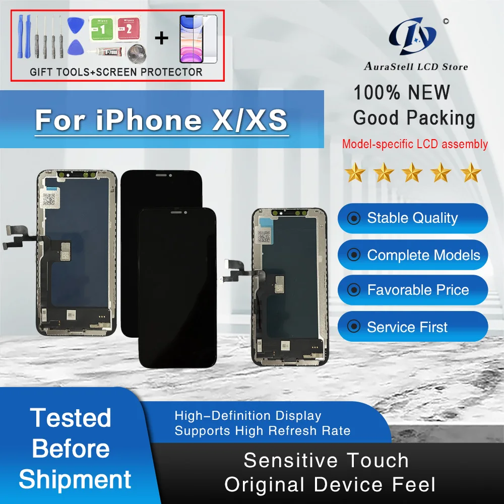 iphone-x-lcd-ディスプレイ-true-tone-3d-タッチスクリーンデジタイザーアセンブリモジュール-iphone-xs-lcd-交換用携帯電話コンポーネント