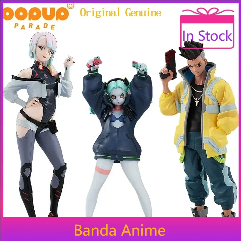 In Stock Original GSC POP UP PARADE Cyberpunk:Edgerunners David Martinez Lucy Rebecca Anime Action Figures Model Collection Toy